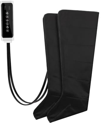 Beavorty Appareil de Massage par Compression Air pour Mollets de Massage Intégrales à Compression pour Jambe