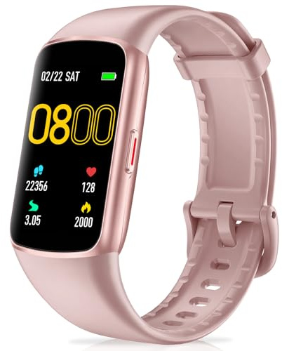 Bakoor Fitness Tracker with 24/7 Heart Rate Blood Oxygen Sleep Monitor, 120+ Sports Modes Calories Smart Watch, Step Counter Waterproof Activity Trackers Pedometer for Women Men