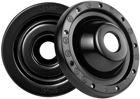 RowGlow 2pcs Coupelles d'Amortisseur pour Fiatt 500 (312) 2007-2022, 500C 2009-2022, Panda (169) 2003-2022, Punto (188) 1999-2012, Lanciaa Ypsilon (843) 2003-2011, Musa (350) 2004-2012