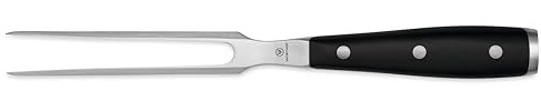 Wusthof Classic Ikon 6-Inch Meat Fork, Black