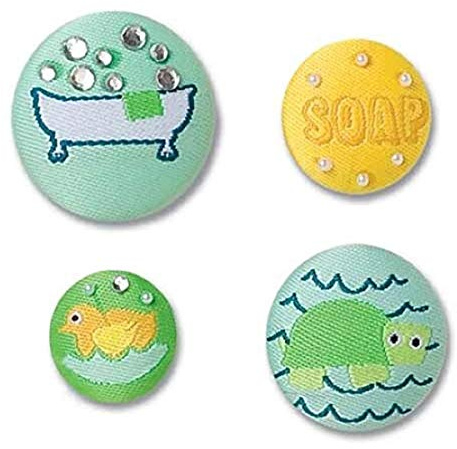 Karen Foster Design Scrapbooking Deco Brads, Bath Time