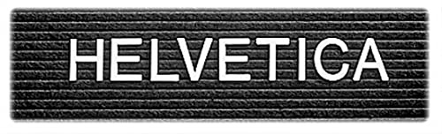 Quartet 1 Inch Characters for Plastic Letter Boards, Helvetica Font, 144 Characters per Set, White (F1)