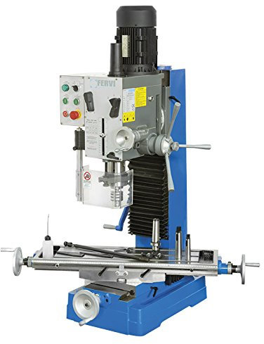 TRAPANO FRESA DA BANCO CON GUIDE CODA DI RONDINE FERVI Art. T044/230V
