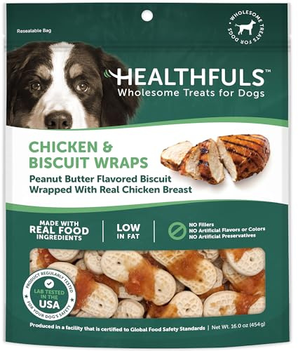 Healthfuls Chicken & Peanut Butter Flavored Dog Biscuits, 16oz