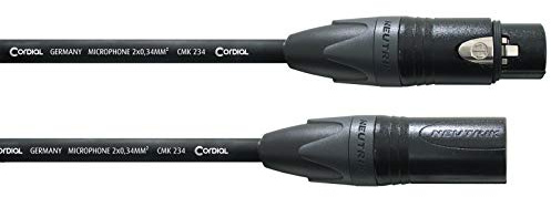 CORDIAL Kabel micro 2 x 0,34 mm² - 20m Kabel MICROPHONE Select symmetrisch lange Reichweite
