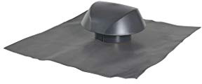 NICOLL Chapeau de ventilation avec collerette d'étanchéité Ø125 anthracite Atemax