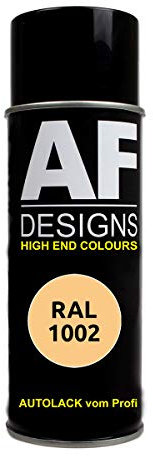Alex Flittner Designs RAL1002 - Vernice Spray per Auto, Colore: Giallo Sabbia Opaco