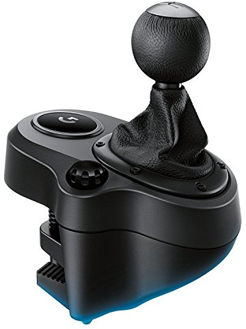 Logitech Driving Force Shifter, Palanca de Cambios para Volante G29 y G920, Playstation 4, Alámbrico, Sin Sistema operativo, Negro (Reacondicionado)