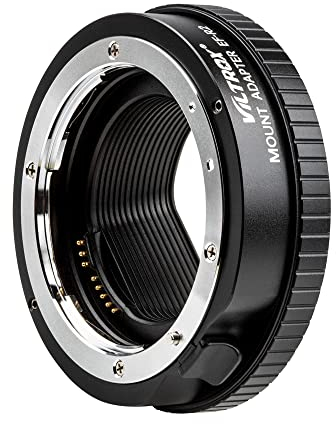 EF-R2 Objektivadapter EF/EF-S Objektiv-auf RF-Kamera Montageadapter, AF-Objektivadapter mit individuellem Steuerring, kompatibel mit Canon EF EFS Objektiv auf Canon EOS R R5 R6 RP Kameras