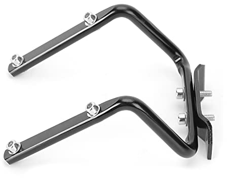 SUNGOOYUE Bike Seat Post Bottle Rack, Bike Saddle Back Double Water Bottle Holder for Outdoor Cycling (Black)