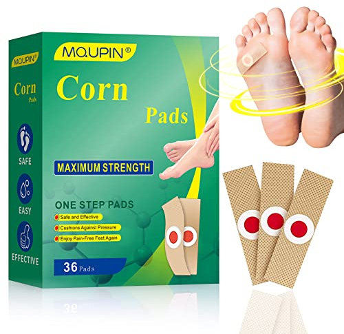 Rimuovi Calli Piedi Rimozione Verruche Wart Remover 36PCS, trattamento di rimozione di verruche penetra e rimuove le Verruche Plantari, Calli, Mais, Intonaci di mais per piedi cerotti di mais