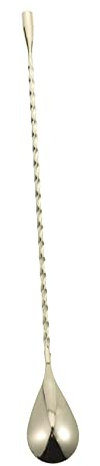 Cabilock Stainless Steel Stirrer 30cm Length Fine Thread Design Non-Slip Handle for Cocktails Tea and Bar Supplies