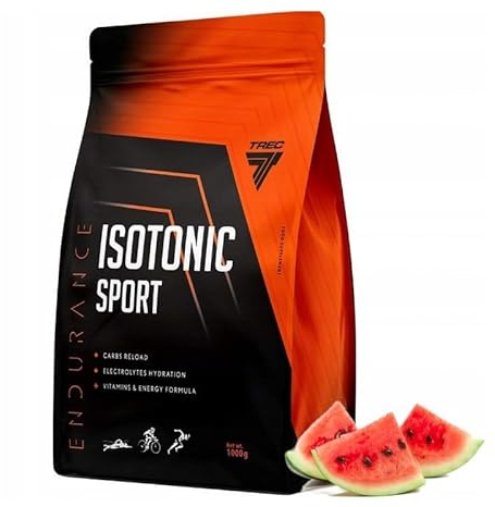 Trec Nutrition - Endurance Isotonic Sport - L-Carnitine, Taurine and B Vitamin Complex - Carbohydrate and Electrolyte Supplement - 1000g Powder - Flavour: (Watermelon)