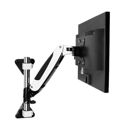 Wfxjyg2223 Monitor Stands, Single Monitor Wall Mount for 15-27 Inch Screens up to 17.6 lbs, Gas Spring Monitor Arm Mount, Full Motion Height Adjustable Industrial Monitor Arm(One arm)