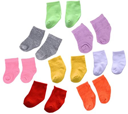 JOINPAYA 8paare Puppensocken Spielzeugsocken Aus Hochwertigem Puppenzubehör Für Basteln Und Spielen Zu Hause