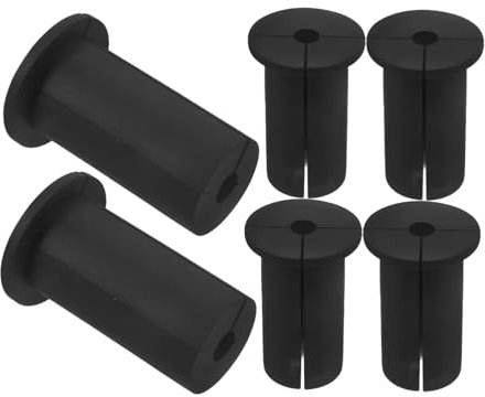HOMOCONO 6pcs Cable Grommet Wall Plugs Wall Covers for Cable Management Bushing Grommet Routing Kit Easy to Install Modern Decorative