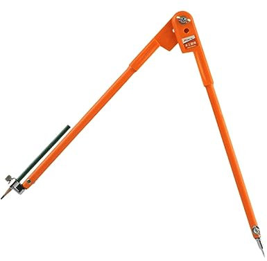 Mikikit Herramienta De Marcado y Compás De Carpintero Compás De Lápiz De Gran Diámetro Ajustable Para Bricolaje Herramienta Manual De De