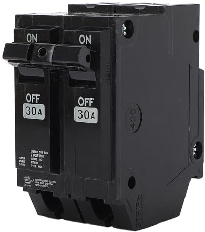 Evtscan 30A Interruttore, magnetico termico, supporto per binario DIN, alloggiamento in fibra di vetro, componenti di rame, sovraccarico e protezione del corto circuito, per i