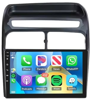 Android 15 Autoradio 2 Din per Fiat Grande Punto Linea 2007-2012 Carplay 9 QLED Touchscreen Stereo Auto con GPS Bluetooth DSP FM USB SWC Telecamera posteriore(4G+64G)