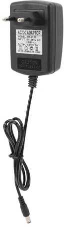 LICAEVEY 3V 2A AC/DC -adapter med 5,5 Mm X 2,5 Mm DC - (passar 5,5x2,1 Mm), 37 Tums Sladd för LED -remsor, Högtalare, Spelkonsoler, Skärmar och små Elektronik (EU)