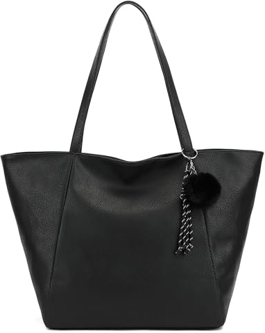 TANTOMI Handtasche Damen, Shopper Tasche Damen, ideal für Arbeit, Reisen und als Wochenendtasche mit Reißverschluss