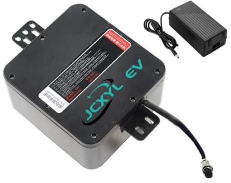 JCXYL EV 24V 10Ah Electric Wheelchair Battery 24V 10Ah 12Ah Lithium Battery Pack with Charger for 100W-300W Wheelchair Motor,GX20,24V 10AH
