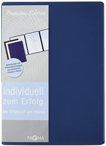 Pagna Bewerbungsmappe Premium Edition Straight 3-teilig, aus hochwertigem Premium-Karton