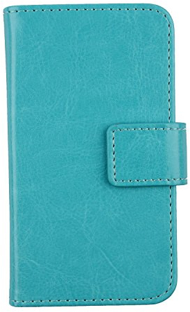 Gukas PU Leder Tasche Hülle Für Maze Blade 4G Phablet 5.5 Handy Flip Design Brieftasche mit Karten Slots Schutz Protektiv Case Cover Etui Skin (Farbe: Blau)