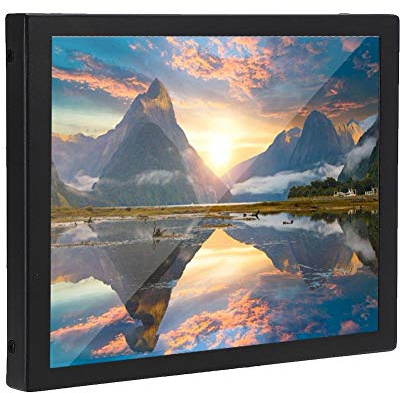 Bewinner1 Touch screen capacitivo multipunto da 8 pollici, monitor industriale industriale in metallo 1024x768, schermo metallico integrato multifunzionale HDMI VGA USB, schermo 4: 3 160 ° HD(UE)