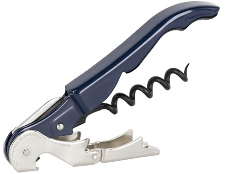 PULLTAP'S Genuine Classic 500 Kellner-Korkenzieher für den professionellen Gebrauch, hergestellt in Spanien, mit doppeltem Gelenkhebel, Folienschneider und Flaschenöffner