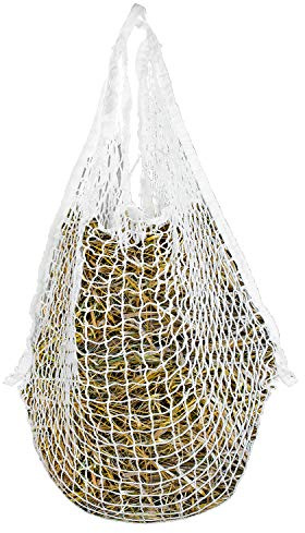 Lospitch Heunetz 120 x 90 cm, höaska, kapacitet ca 9 kg, höktben, fodernät maskstorlek 3 x 3 cm, extremt robust, för hästar, får, nötkreatur