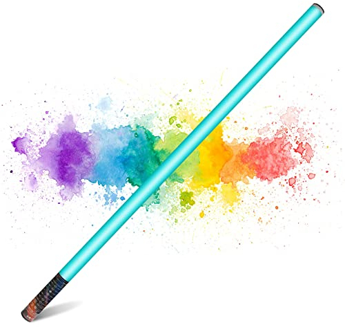 Portable LED Video Light,LUXCEO Mood1 Photography Light Stick,Dimmable & Memory,Built-in 2000mAh Battery,RGB Photo Lamp for YouTube,TikTok,Game Streaming,Party Bar (120cm)