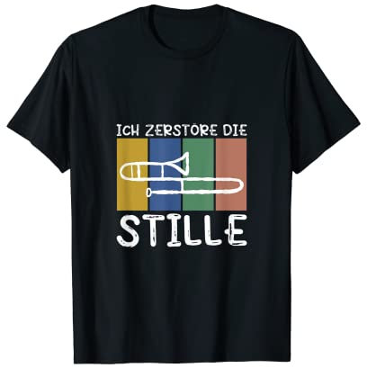 Herren Posaune Blasmusik Blasorchester Jazz Musiker T-Shirt