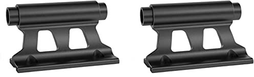 Gathukila Fahrradgabel-Halterung, Schnellspanner, Gabelhalterung, , Fahrradträger, fester Clip, Gepäckträger mit Steckachse, schwarz, 2 Stück