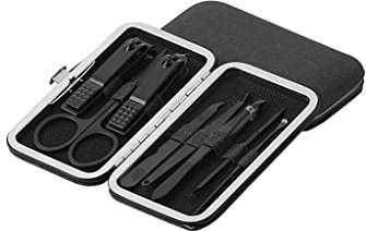 Set de Manicura Pedicura Conjunto de clipper de uñas for adultos Conjunto de manicura de acero inoxidable Conjunto de pedicuras de cuidado personal Conjunto de belleza (conjunto de 8 piezas) Manicura