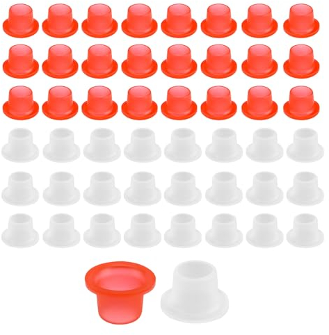 Guarnizione di Tenuta del Rubinetto, HASLED 50 Pezzi Cintura in Materia Prima in Silicone, Teflon Idraulico in Silicone, Guarnizione a Prova di Perdite, Facile, Adatta a Vari Impianti Idraulici