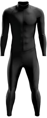 Men's Triathlon Skinsuit - Lightweight Breathable Long Sleeve Full Body Suit, 5, Large