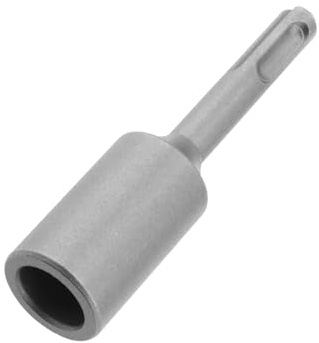 LT Easiyl 1 Stück 16,5 X 25 X 100 mm SDS Plus-Erdungsnageltreiber zum Einsetzen Tiefer Erdungserdungsstäbe SDS Plus-Presshammer Pfostentreiber Professioneller Erdungsstabtreiber