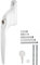 Universal UPVC Window Handle Multi-Spindle,UPVC Window Handle Lockable Window Handle Aluminum White Window Handles for UPVC Windows with Key for 10/15/30/40/50mm,Multi Spindles (White)