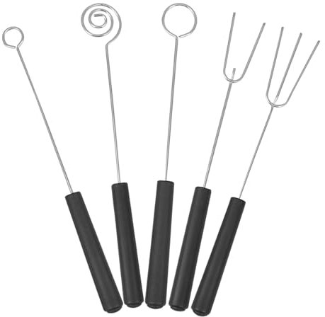 KITANDOVE Ensemble De Fourchettes En Acier Inoxydable Pour Brochettes De Kebab En Spirale Au Chocolat Barbecue Bonbons Au Chocolat à Faire Soi-même