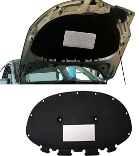 Coussin d'isolation phonique pour Capot Avant de Voiture pour Skoda Rapid 2013-2019, Housse insonorisée en Coton, Accessoires extérieurs