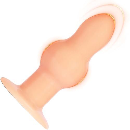BDSMAGE Dildo Anal Plug Dilatador Plug Anales, Múltiples tamaños, plug anal pour Estimulación anal, dilatador anal butt plug Juguetes Eróticos Sexuales Plugs Anaux (Color carne, L)