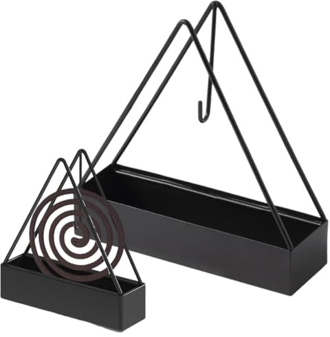 OUDQFCJ 1 pièce Support spirale anti moustique portable triangulaire, support créatif pour intérieur et extérieur, camping et terrasse