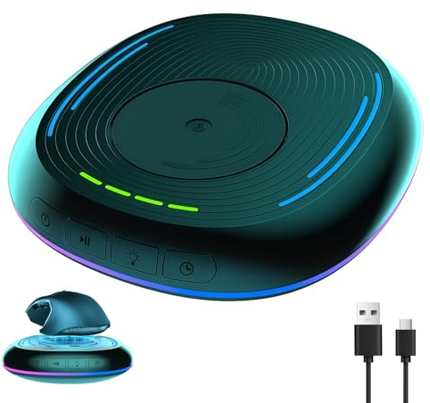 PRITOK Undetectable Mouse Mover: Adjustable Timer Mouse Jiggler, Movement to Prevent Computer from Sleeping, Random Move Mechanical Turntable Pad for Home Office Laptop (122×132×32mm)
