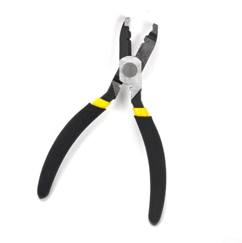 Robuste Schraubenausdreherzange zum Entfernen von gebrochenen, rostigen Schrauben, Werkzeug zum Entfernen von Schrauben mit starkem Klemmdesign und ergonomischem Anti-Rutsch-Ha, Gelb