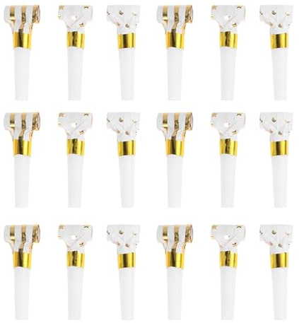 Angoily Party Whistles 30 Pack Portable Kids Blowout Toys Loud Noise Noisemakers for Christmas Birthday Wedding Festival Celebration