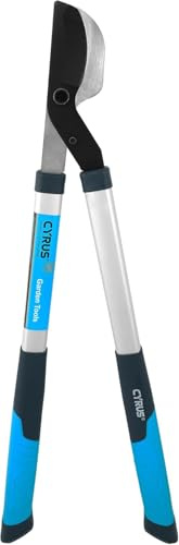 70cm Curved Anvil Loppers 40mm Cut Capacity Lightweight Tree Trimming | Sharp Wear-Resistant Cutting Edge, Padded Anti-Slip Hand Cushions, Ideal For Orchard, Backyard And Landscape Maintenance