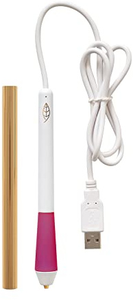 We R Memory Keepers Foil Quill Calligraphy Tip Freestyle Pen, Heißstift mit Kalligraphie-Spitze, USB-Anschluss, 1 Folienrolle zum Freihand Beschriften und gestalten von Deko, Karten und Scrapbooks