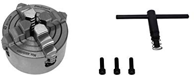 PAULIMOT Vierbackenfutter, 80 mm, einzeln verstellbare Backen