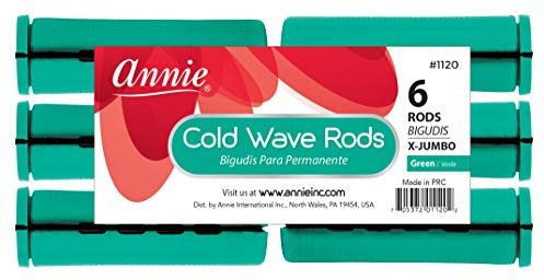 3 Packs of Annie Cold Wave Rods (Xtra Jumbo) #1120 6Pcs/Pack
